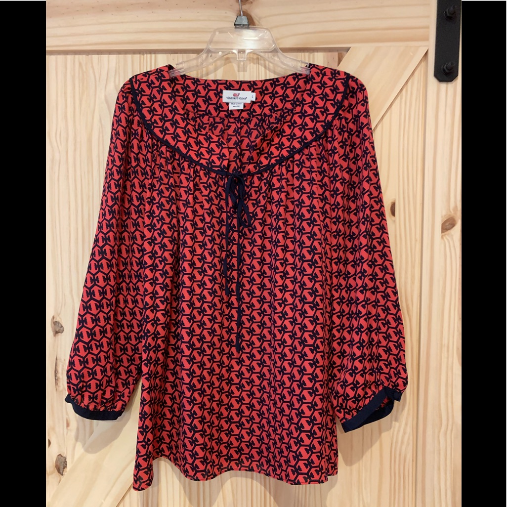 Vineyard Vines Silk Blouse